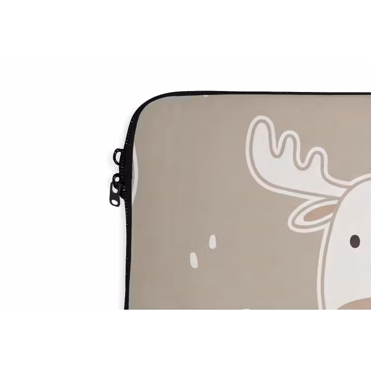 Laptop Sleeve - Animals - Pattern - Illustration - Modern - Beige — 5