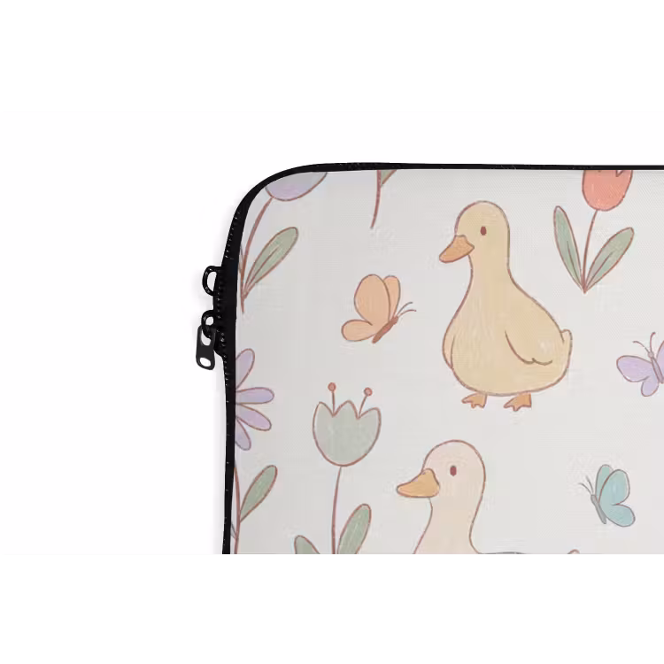 Laptop Sleeve - Birds - Flowers - Patterns - Pastel - Animals — 5