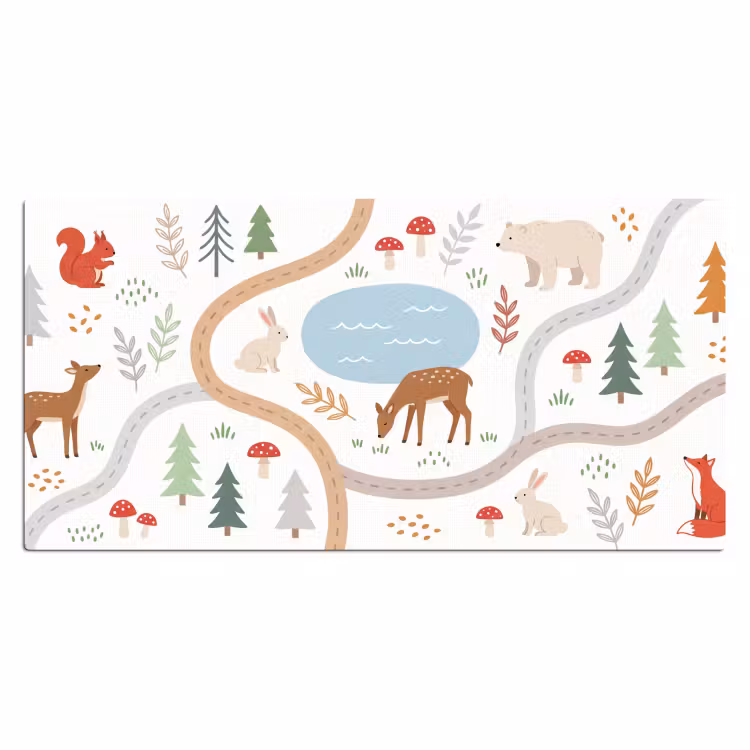 Desk Mat - Animals - Forest - Illustration — 2