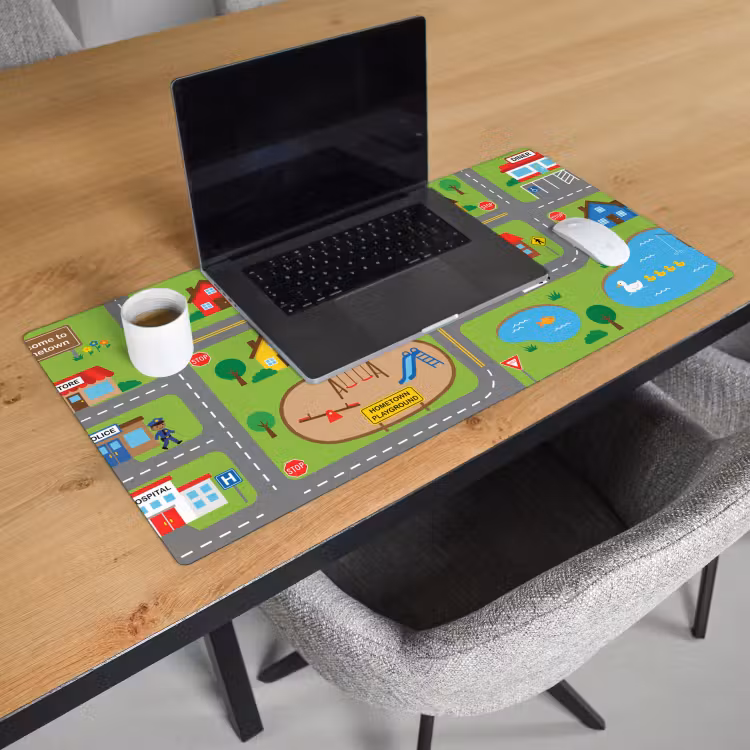 Desk Mat - City - Roads - Cartoon — 3