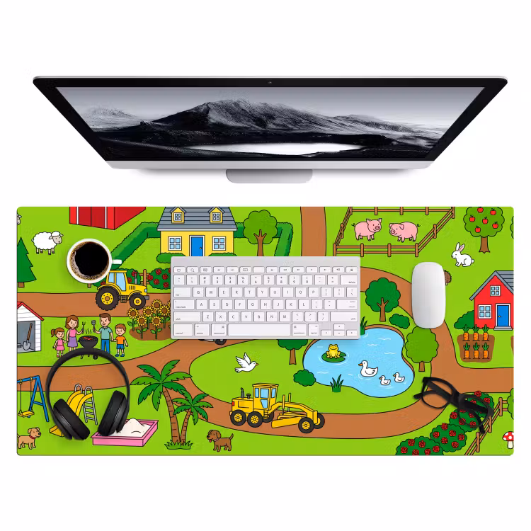 Desk Mat - Countryside - Animals - Cartoon — 4