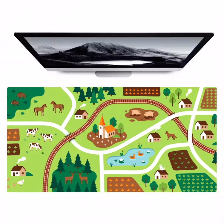 Desk Mat - Countryside - Animals - Illustration — 1