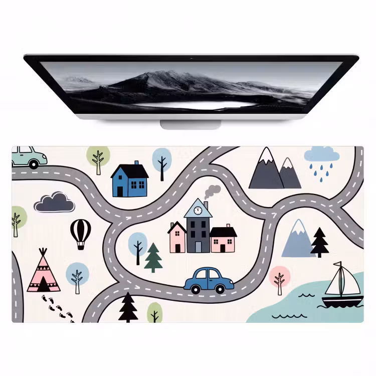 Desk Mat - Map - City - Kid-Friendly — 1