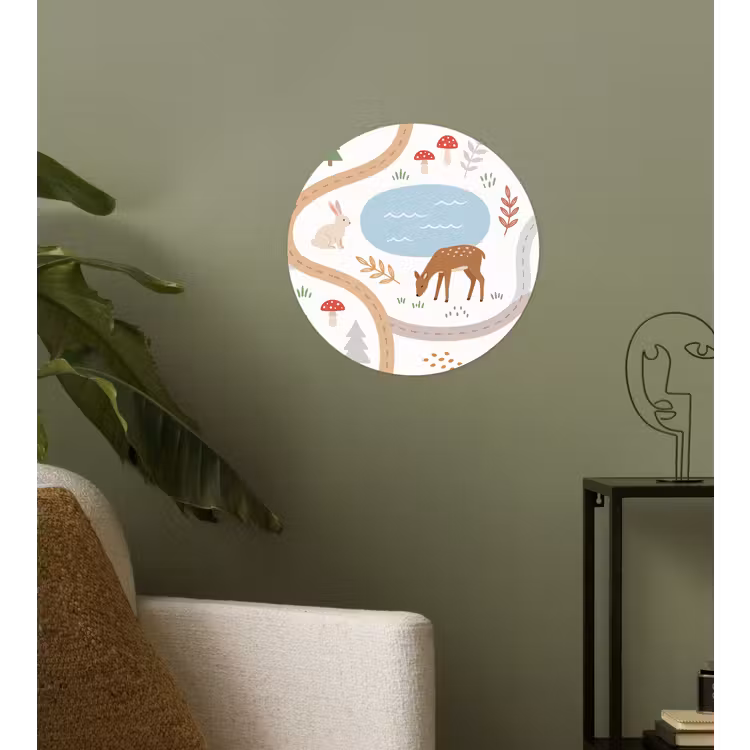 Wallpaper Circle - Animals - Forest - Illustration — 3