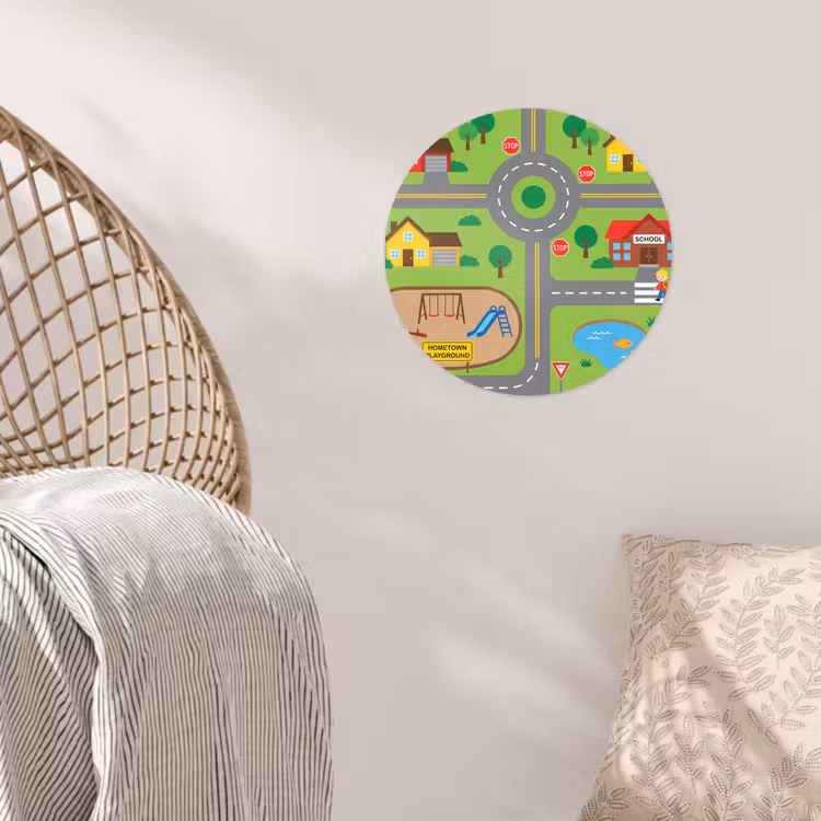 Wallpaper Circle - City - Roads - Cartoon — 5