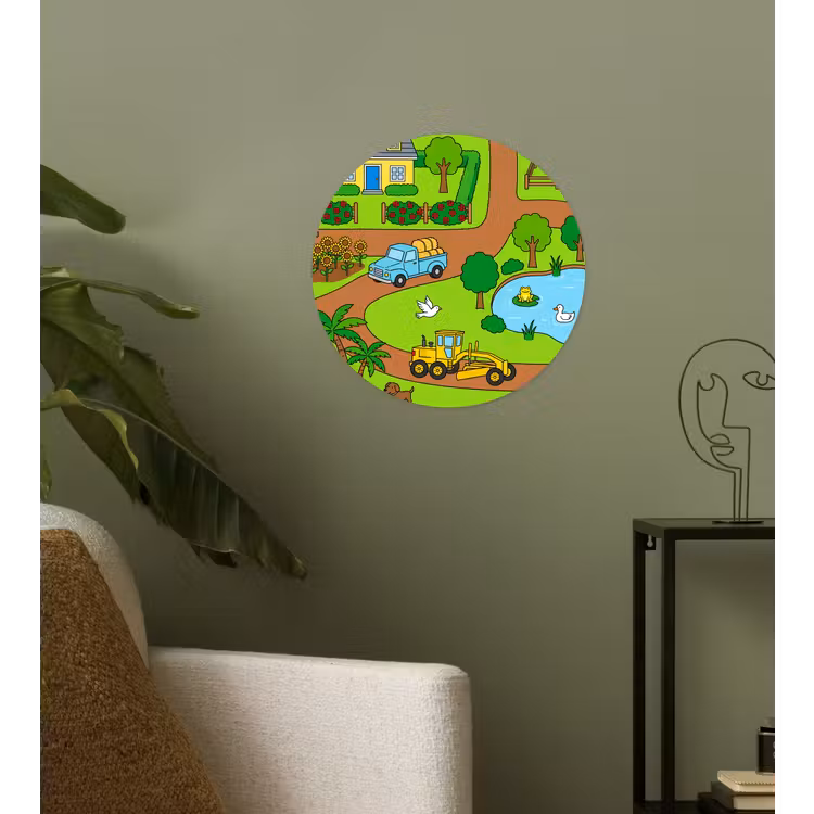 Wallpaper Circle - Countryside - Animals - Cartoon — 3