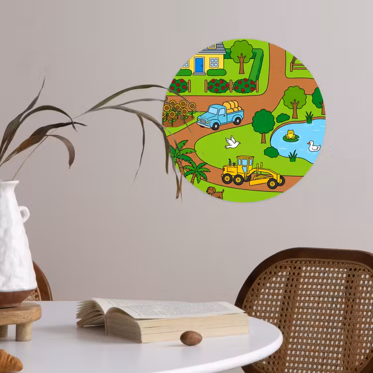Wallpaper Circle - Countryside - Animals - Cartoon — 4