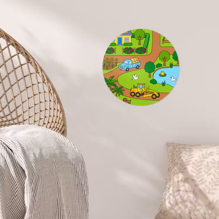 Wallpaper Circle - Countryside - Animals - Cartoon — 5