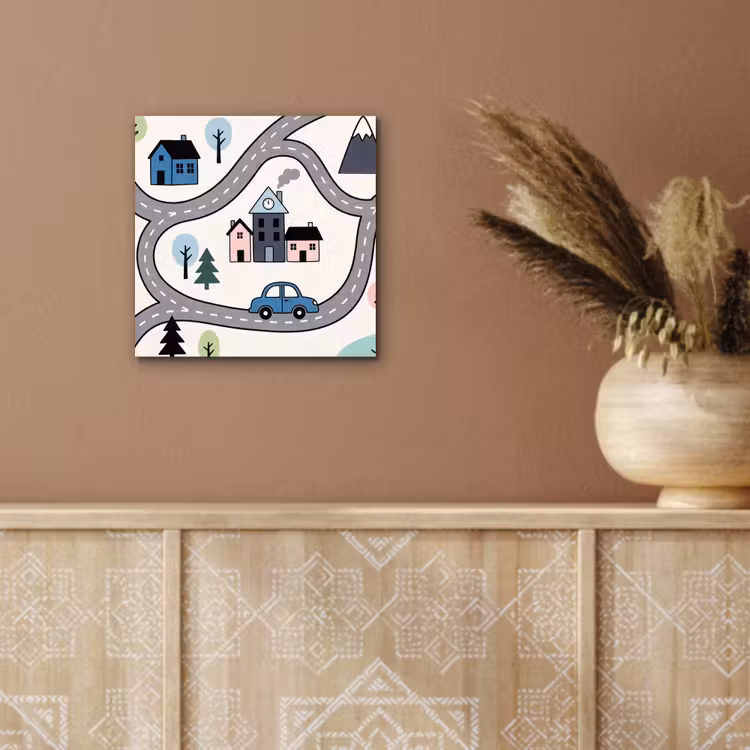 aluminium wall art - Map - City - Kid-Friendly — 5
