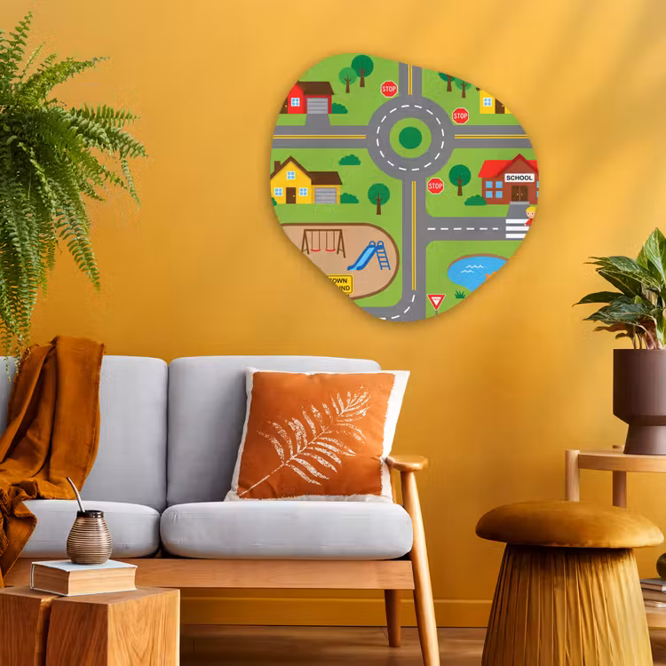 Organic - Glass - City - Roads - Cartoon — 3