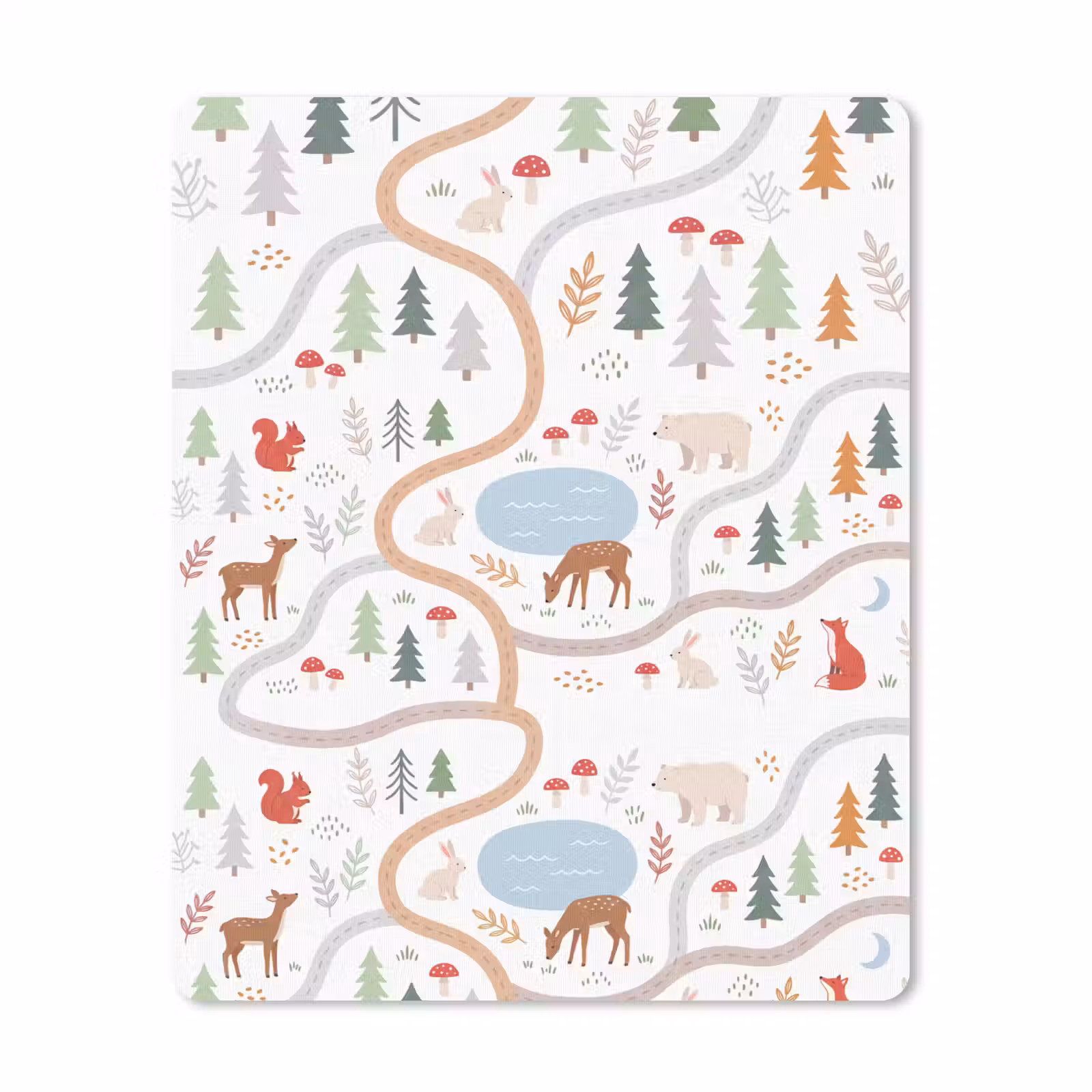 Mouse Pad - Animals - Forest - Illustration — 1