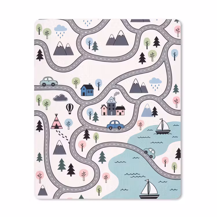 Mouse Pad - Map - City - Kid-Friendly — 1