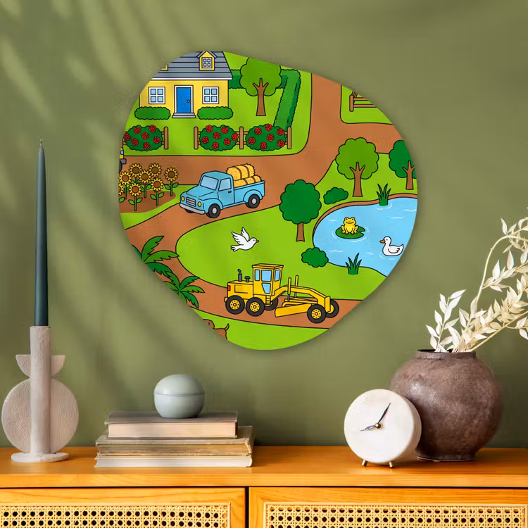Organic - Glass - Countryside - Animals - Cartoon — 2