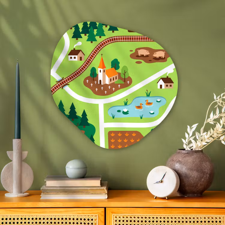 Organic - Glass - Countryside - Animals - Illustration — 2