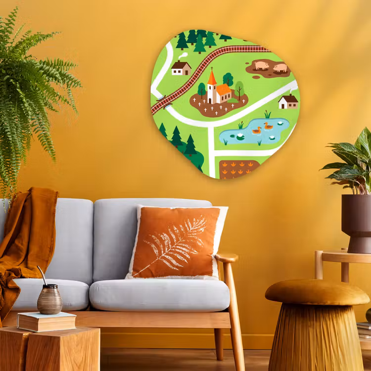 Organic - Glass - Countryside - Animals - Illustration — 3