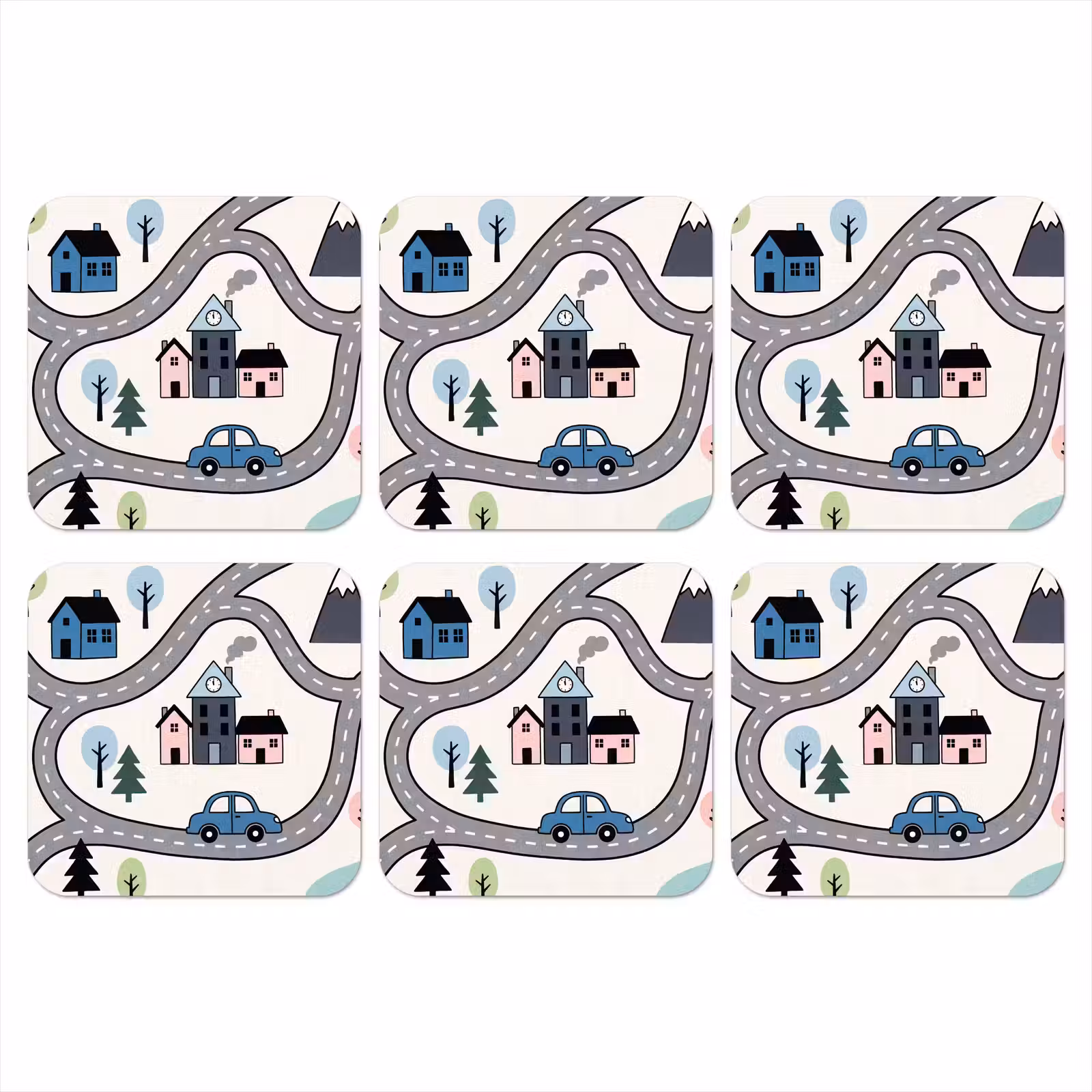 Coaster - Map - City - Kid-Friendly — 1