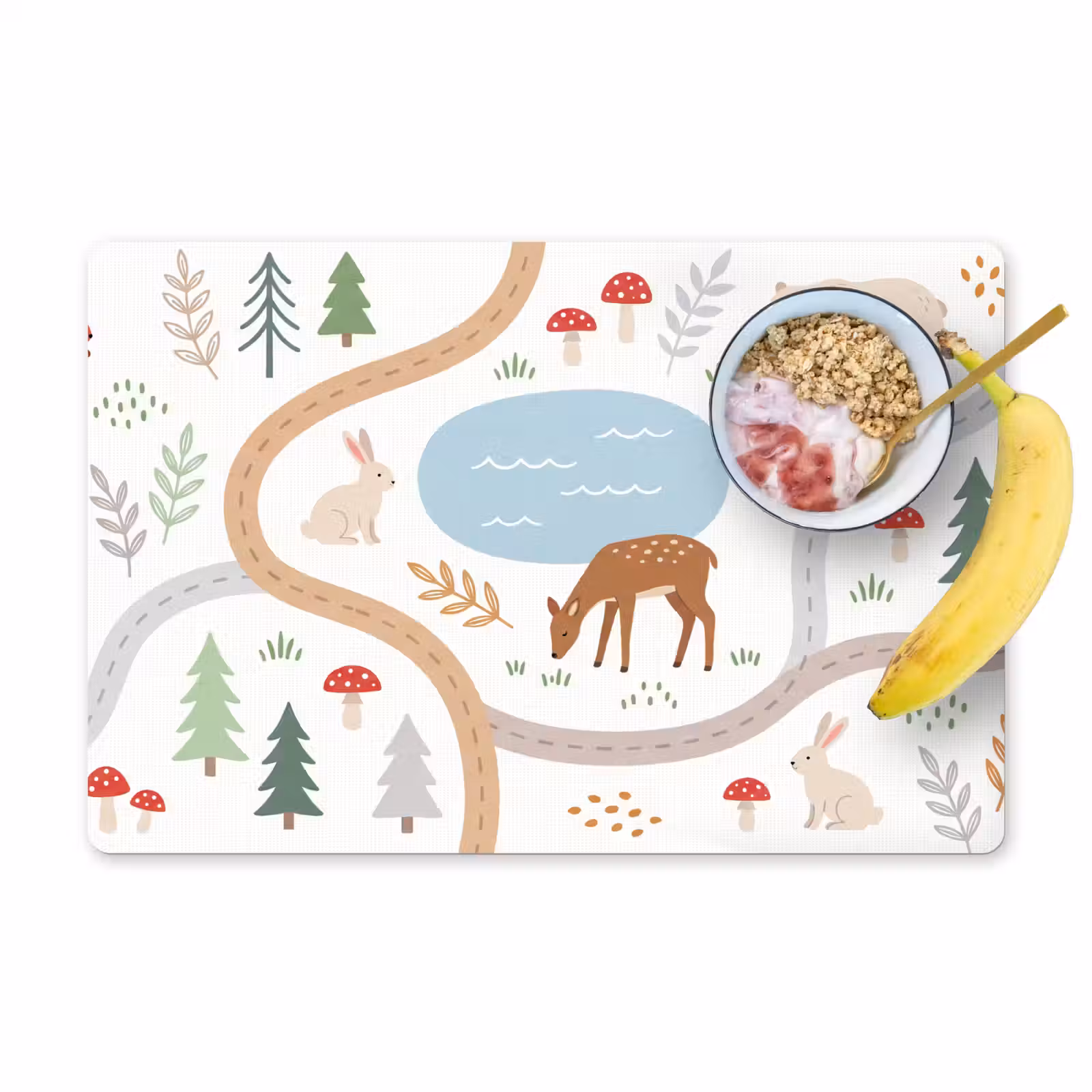Placemat - 6 pieces - Animals - Forest - Illustration — 1