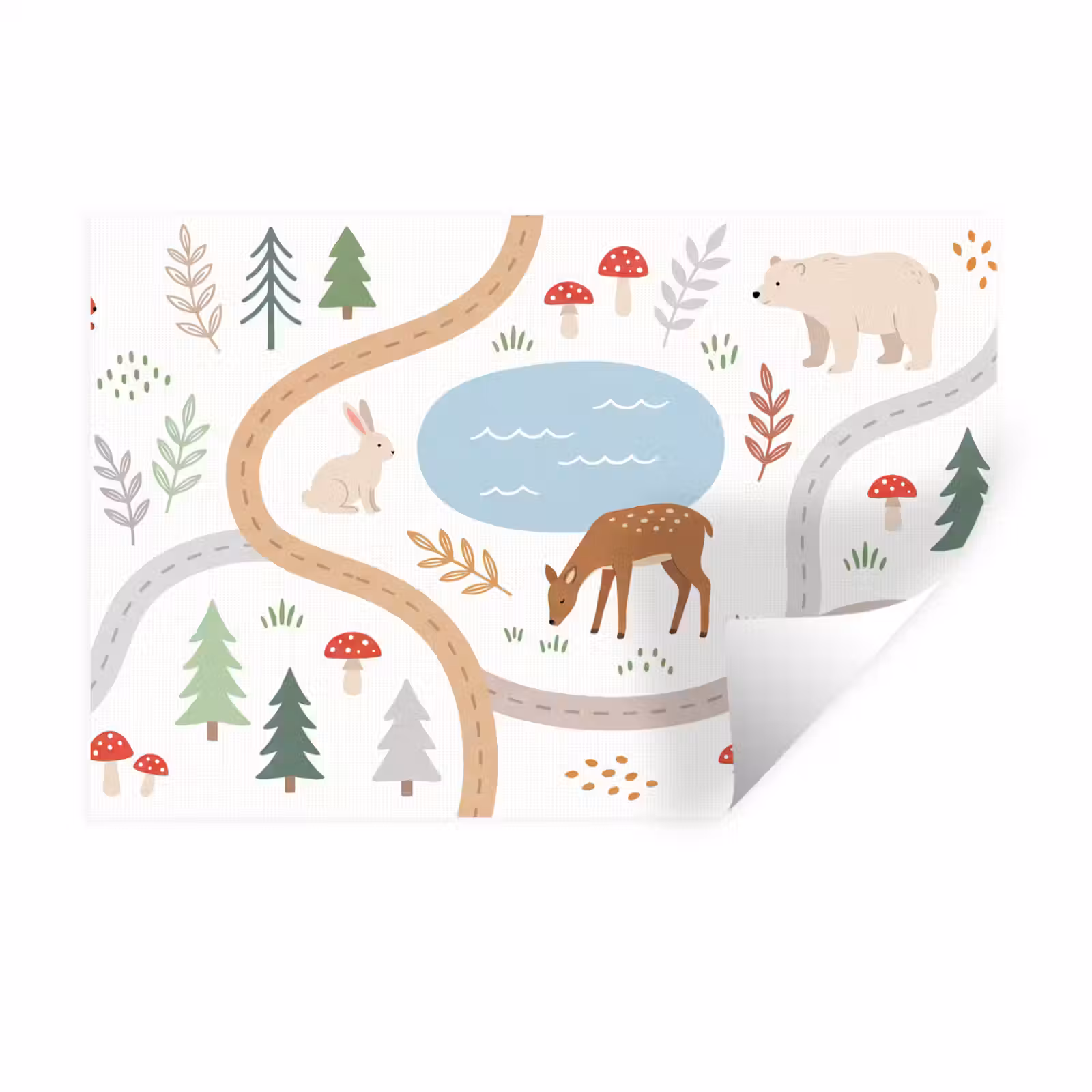 Wall Sticker - Animals - Forest - Illustration — 1