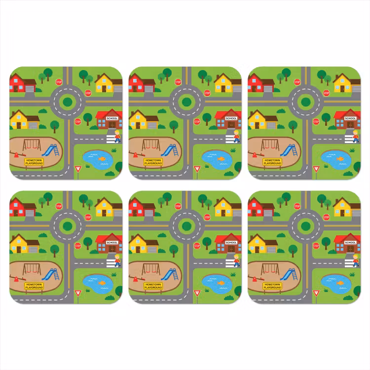Coaster - City - Roads - Cartoon — 1