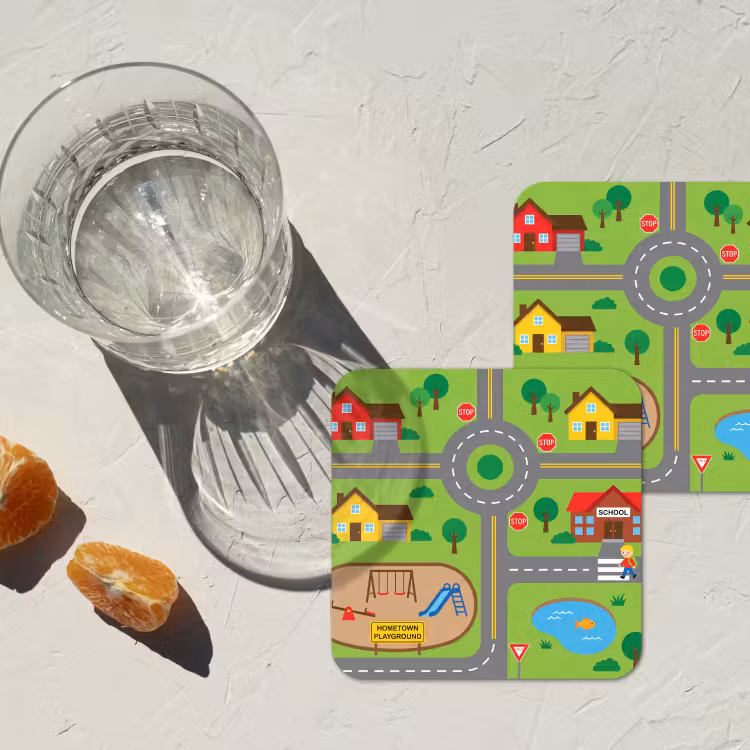 Coaster - City - Roads - Cartoon — 2
