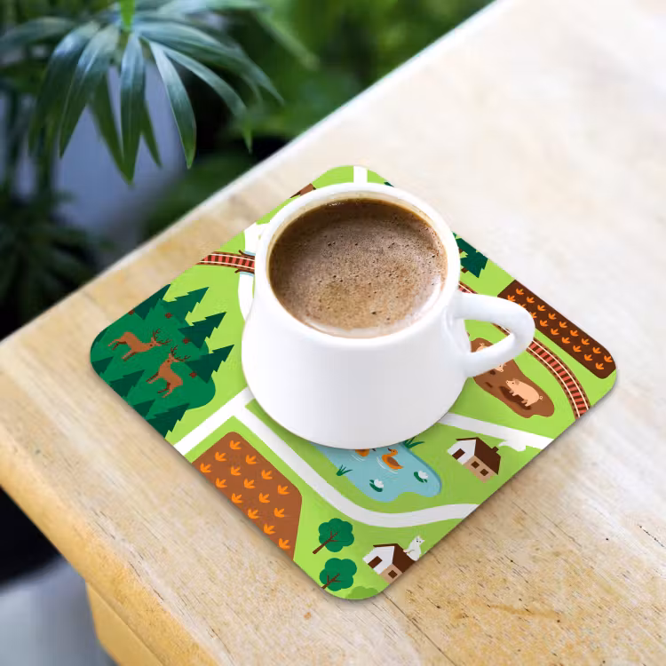 Coaster - Countryside - Animals - Illustration — 3