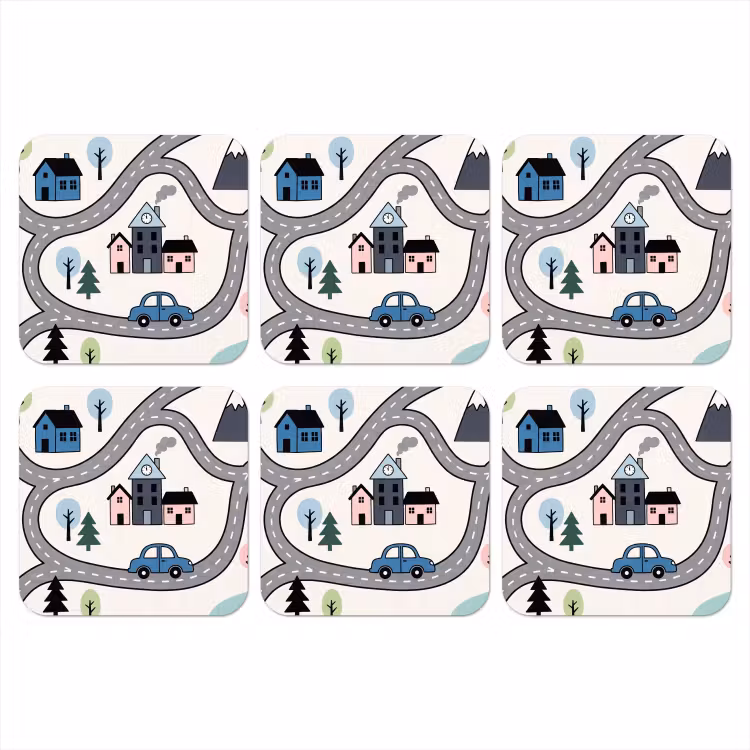 Coaster - Map - City - Kid-Friendly — 1