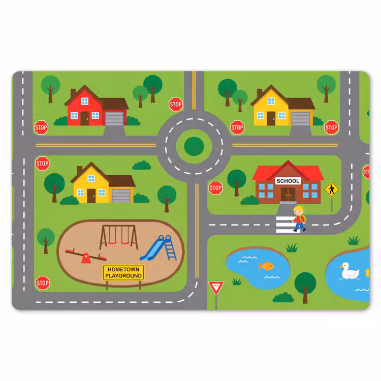 Placemat - 6 pieces - City - Roads - Cartoon — 6