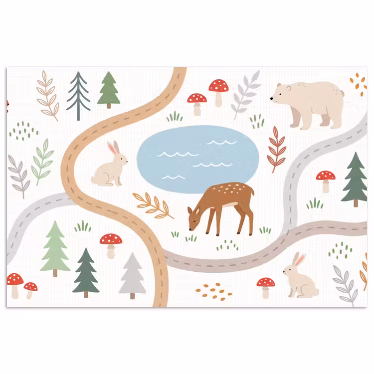 Poster - Animals - Forest - Illustration — 1