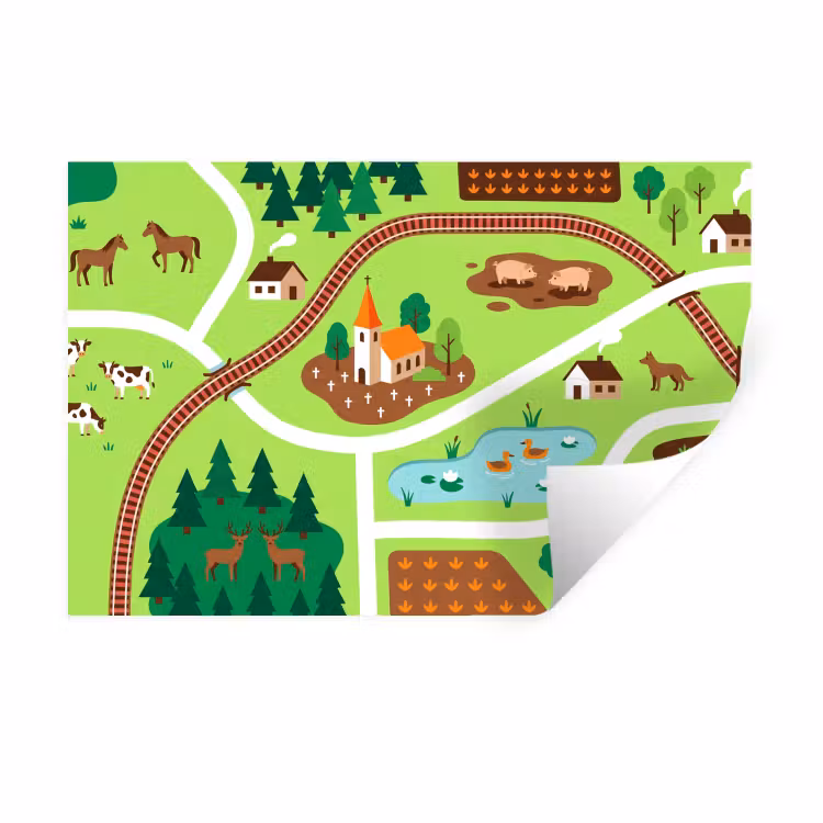 Wall Sticker - Countryside - Animals - Illustration — 1