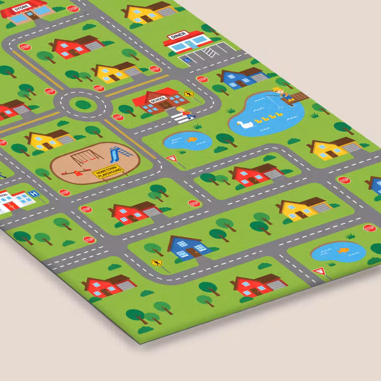 Framed Prints - City - Roads - Cartoon — 6
