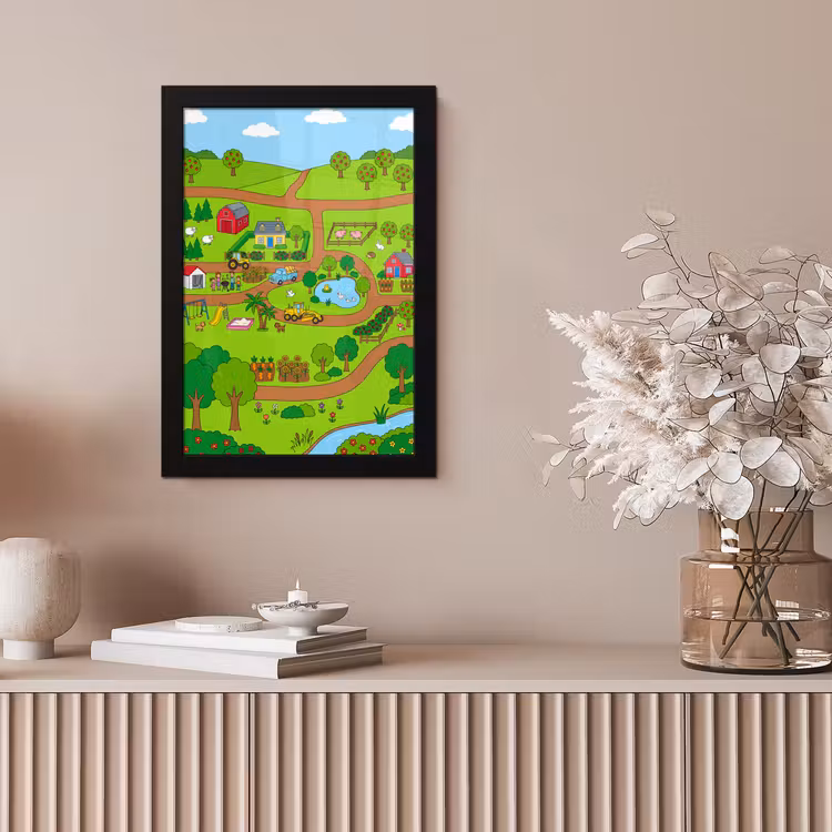 Framed Prints - Countryside - Animals - Cartoon — 5