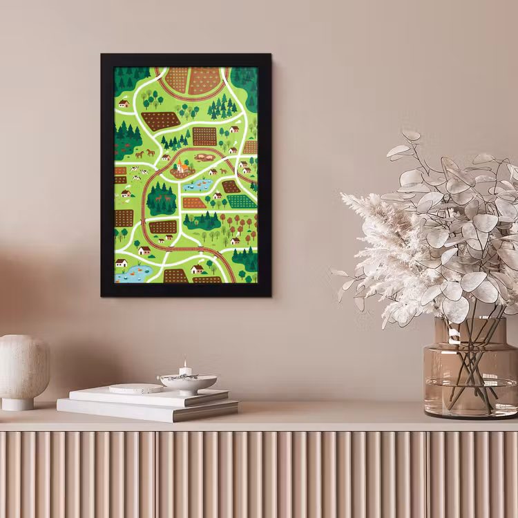 Framed Prints - Countryside - Animals - Illustration — 5