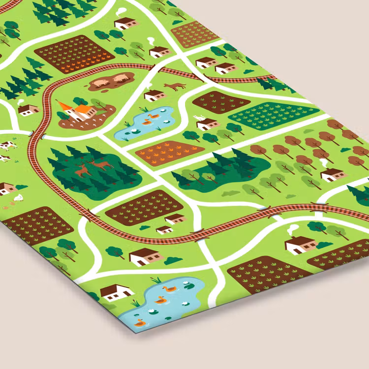 Framed Prints - Countryside - Animals - Illustration — 6