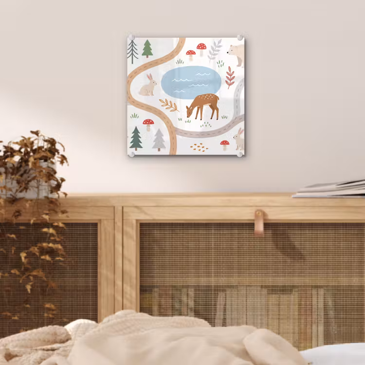 Glass Print - Animals - Forest - Illustration — 5