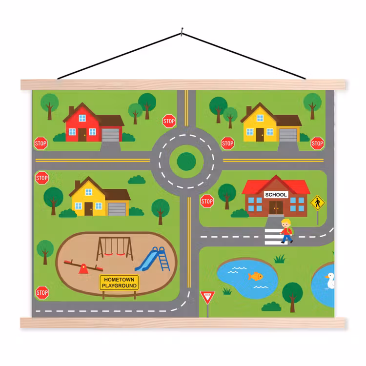 Hanging Poster - City - Roads - Cartoon — 1