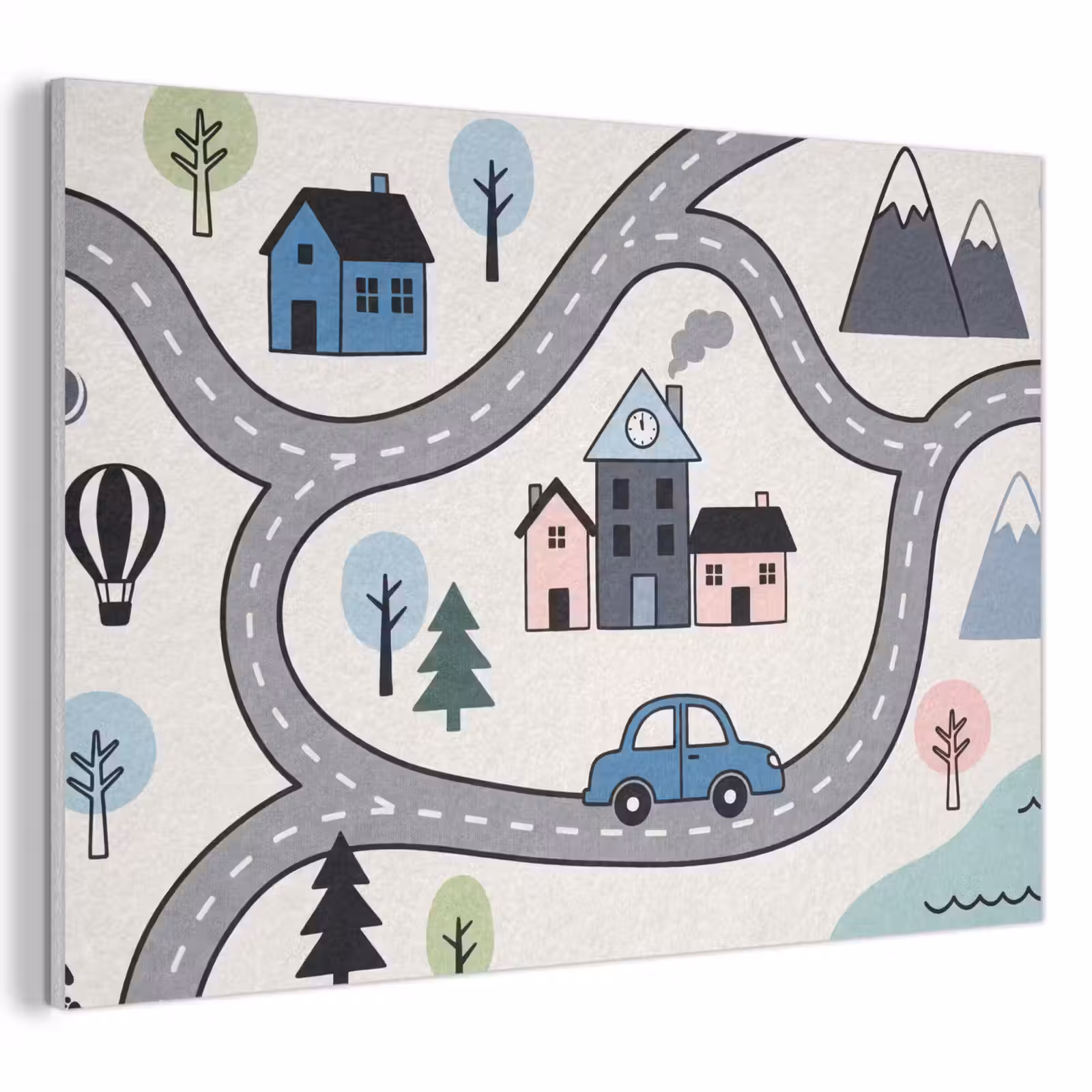 Acoustic Panel - Map - City - Kid-Friendly — 1