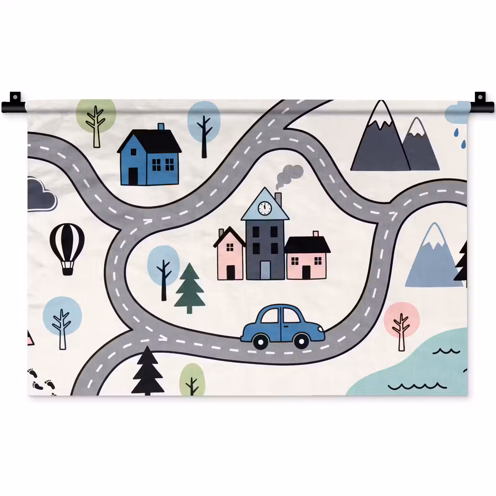 Wall Hanging - Map - City - Child-Friendly — 1