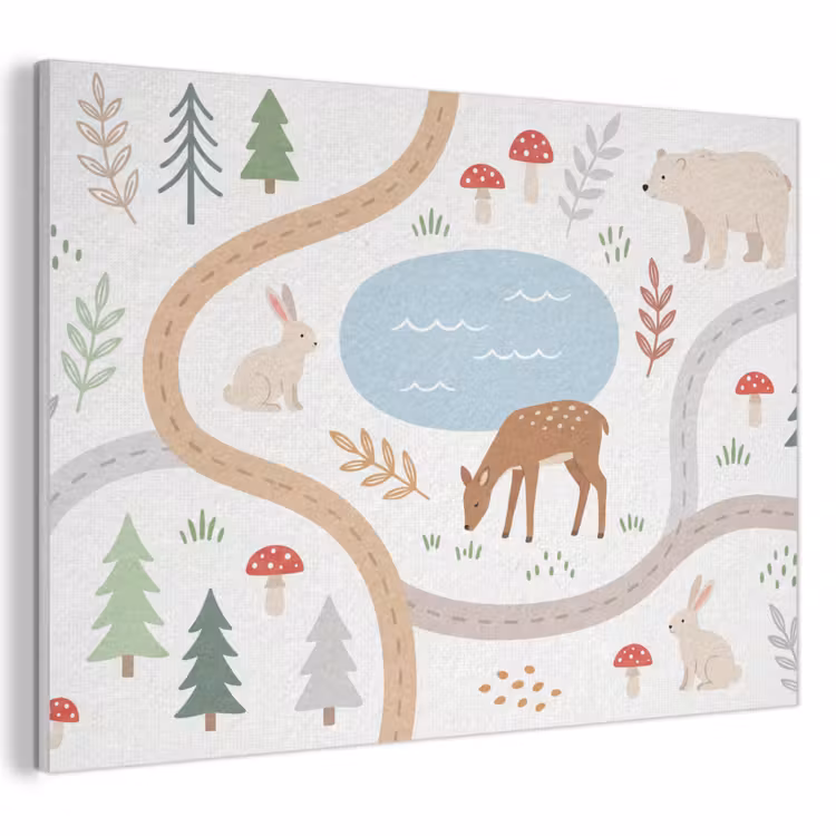 Acoustic Panel - Animals - Forest - Illustration — 1