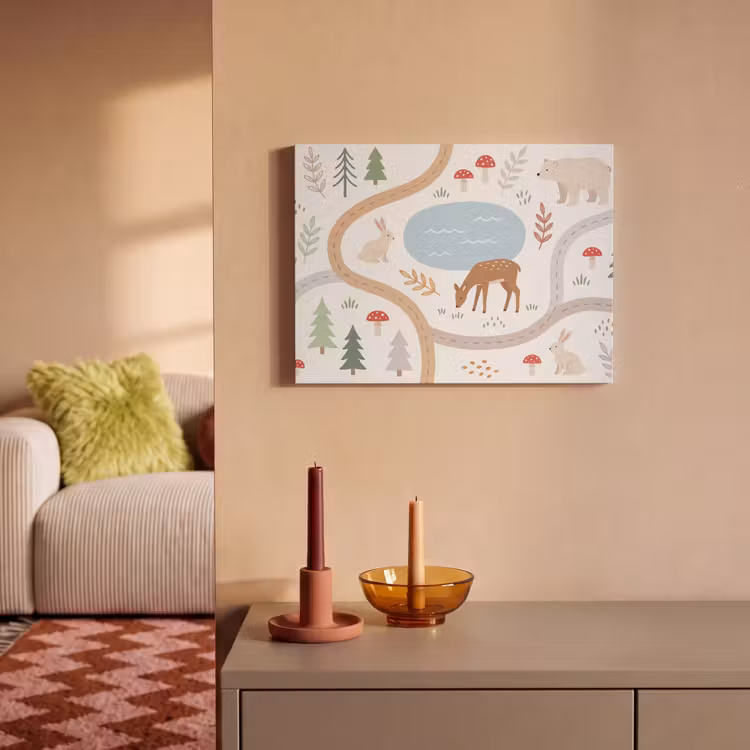 Acoustic Panel - Animals - Forest - Illustration — 2