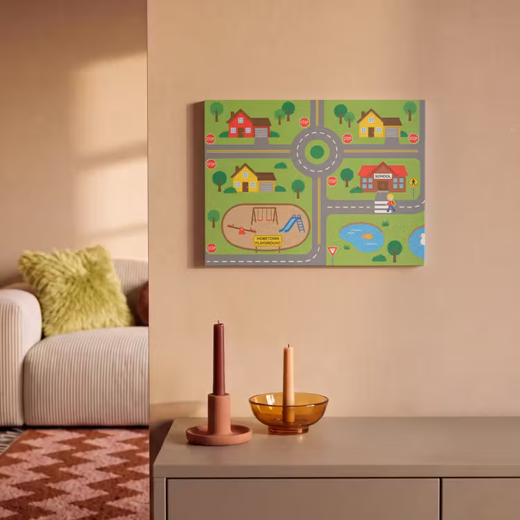 Acoustic Panel - City - Roads - Cartoon — 2
