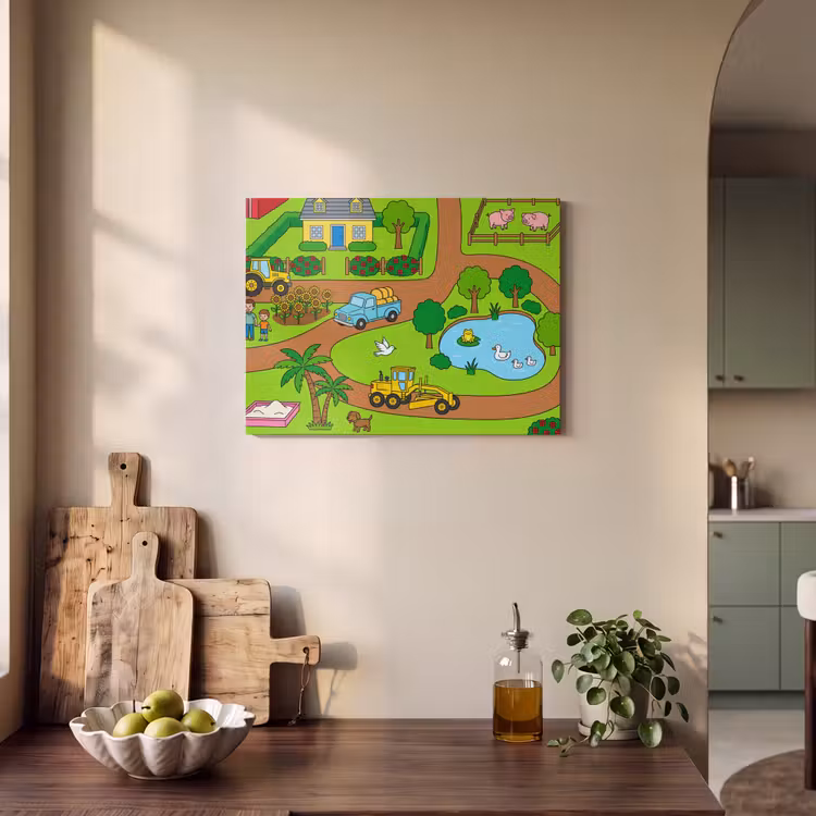 Acoustic Panel - Countryside - Animals - Cartoon — 3