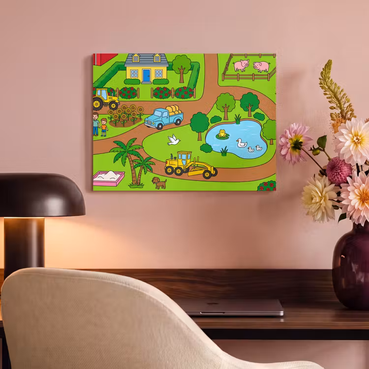 Acoustic Panel - Countryside - Animals - Cartoon — 4