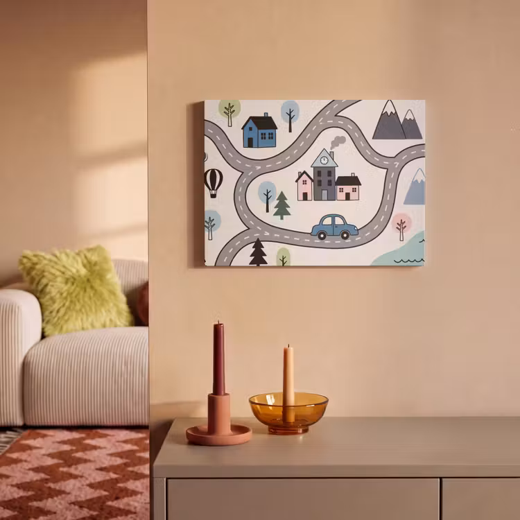 Acoustic Panel - Map - City - Kid-Friendly — 2