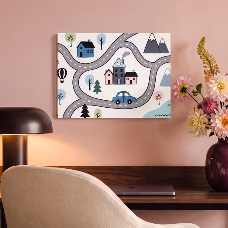 Acoustic Panel - Map - City - Kid-Friendly — 4