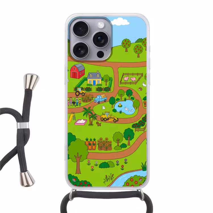 Phone case crossbody - Countryside - Animals - Cartoon — 1