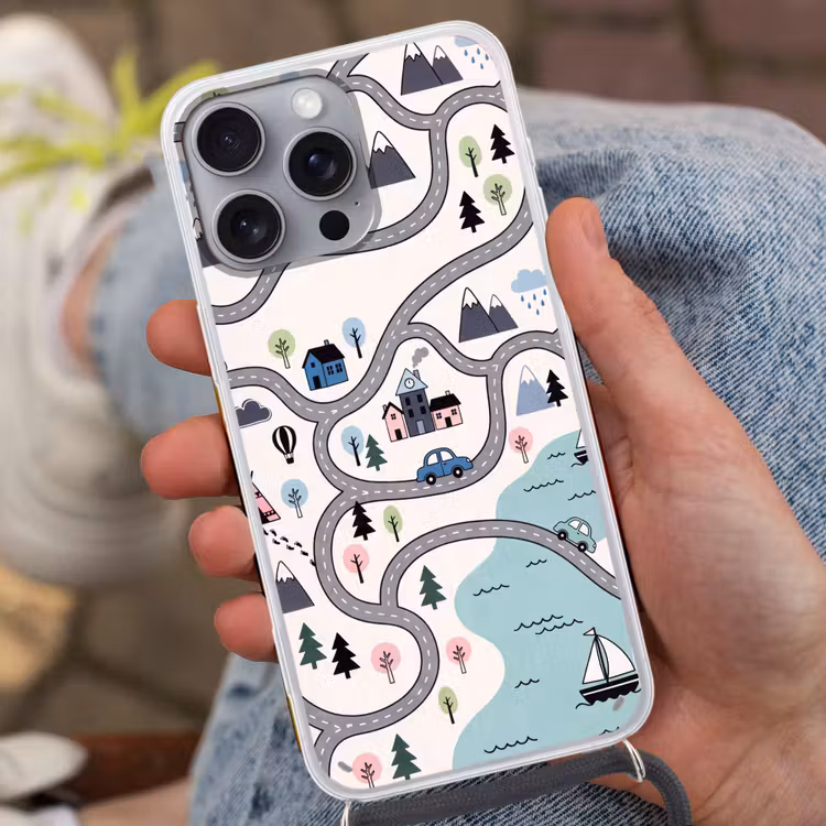 Phone case crossbody - Map - City - Kid-Friendly — 2