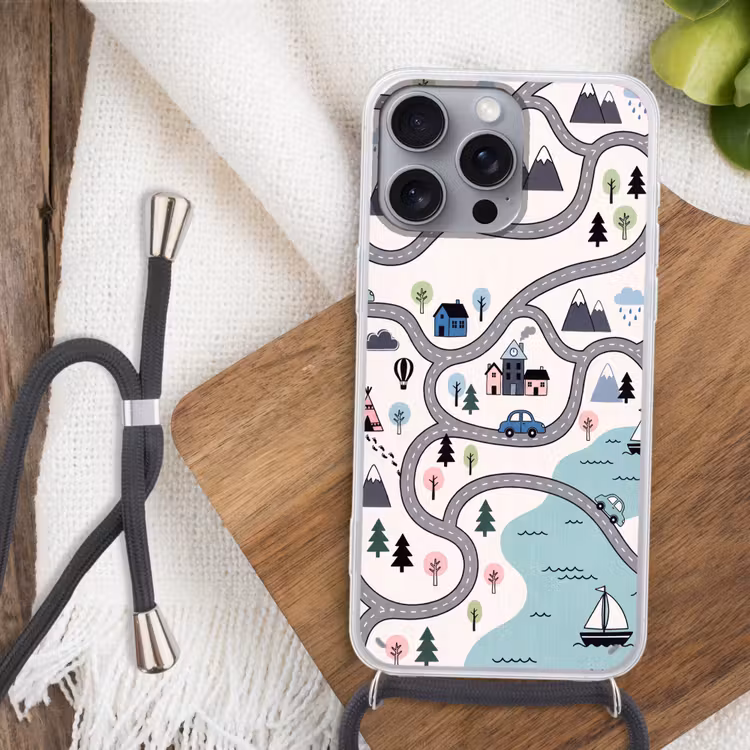 Phone case crossbody - Map - City - Kid-Friendly — 3