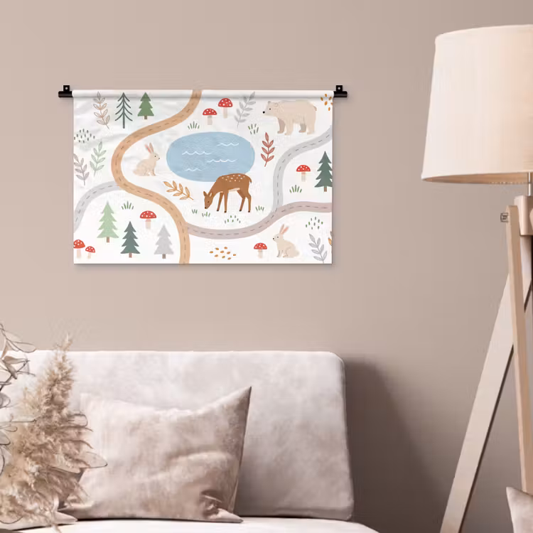 Wall Hanging - Animals - Forest - Illustration — 2