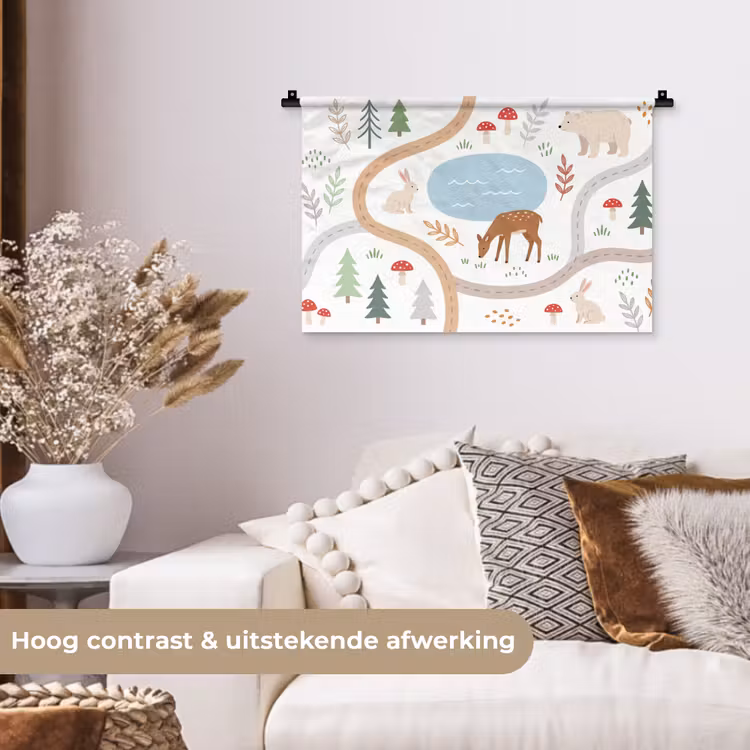 Wall Hanging - Animals - Forest - Illustration — 4