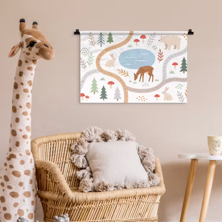 Wall Hanging - Animals - Forest - Illustration — 5